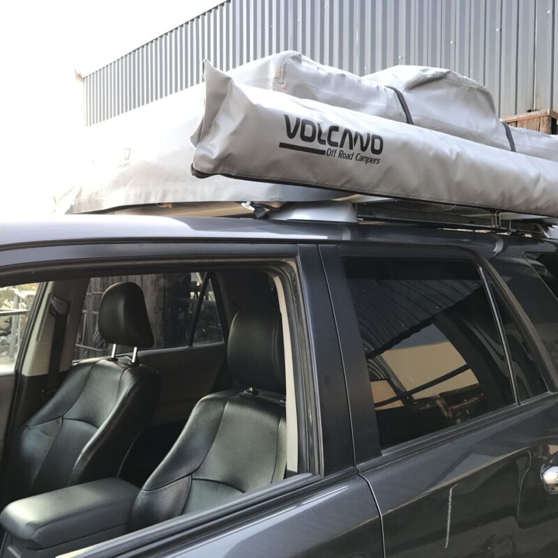 Toldo off road 2.5x2.5 gris c/luz LED | Volcano