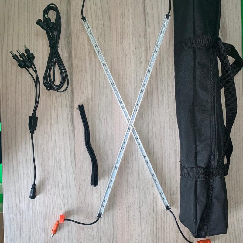 Kit 2 barras led color ambar