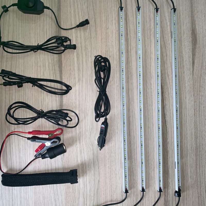 Kit 4 barras led