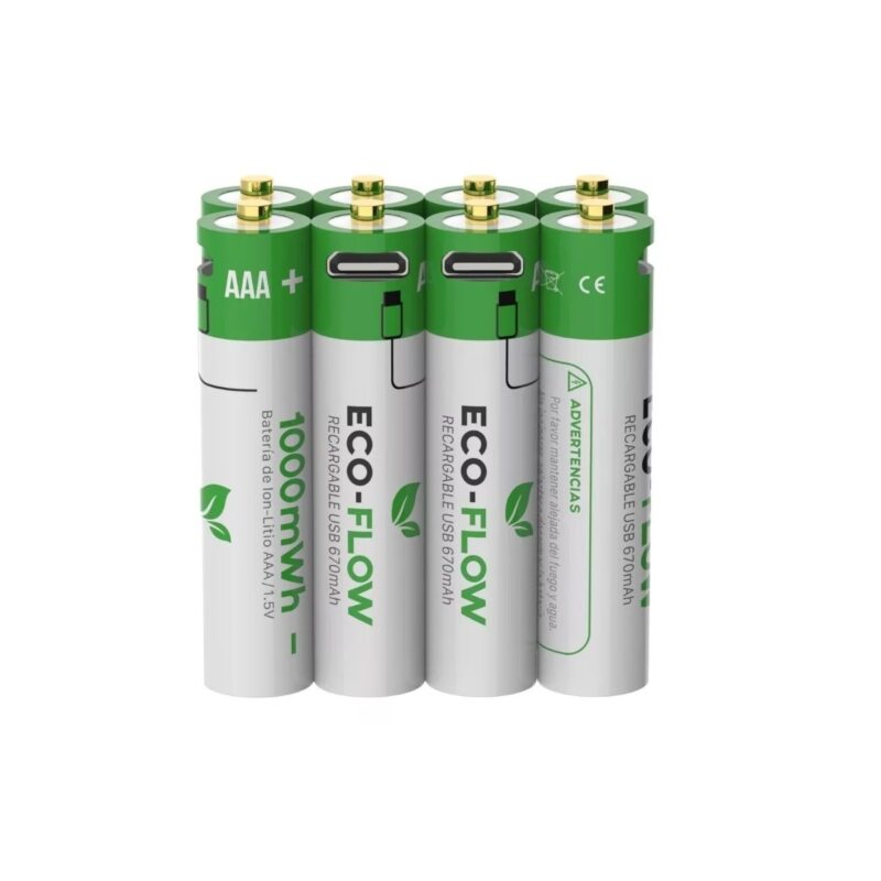 Alternative view of Baterias AAA 670mah