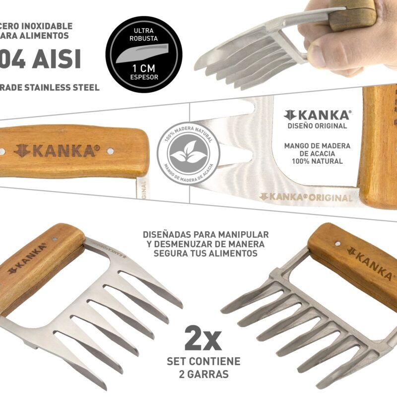 Alternative view of Garras para asado | Kanka