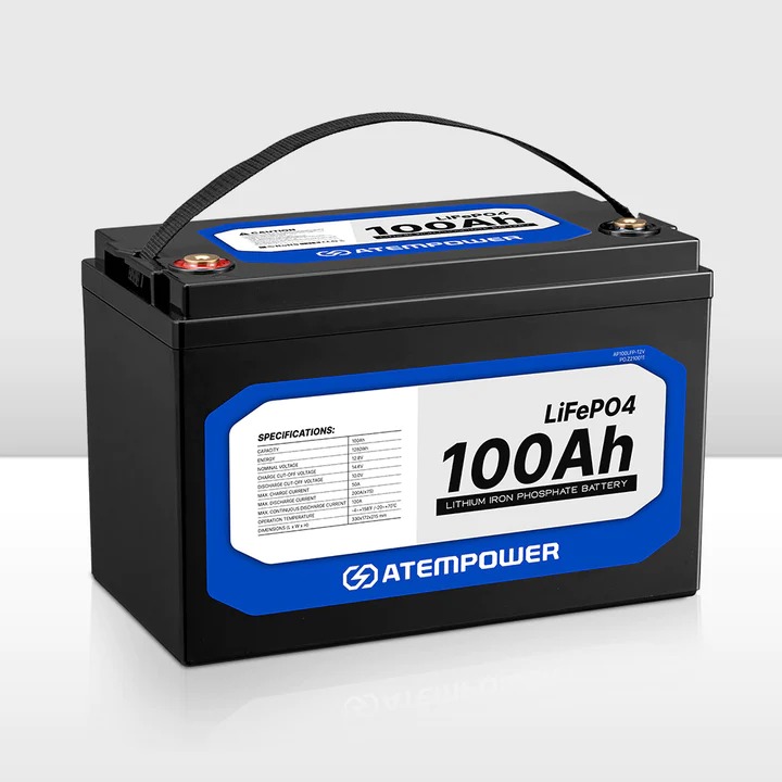 Batería Lifepo4 12v 100ah y 12v 100ah batería de litio