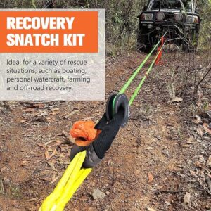 Alternative view of Grillete sintetico 15t con anillo winche 8t | Bunker