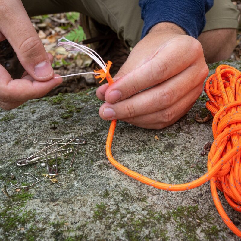 Alternative view of Cuerda Fire Lite 550 Reflective Tinder Cord 30 ft | SOL