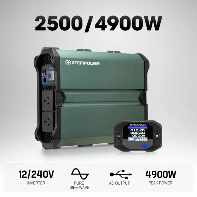 Alternative view of Inversor onda pura 2500w | Atempower