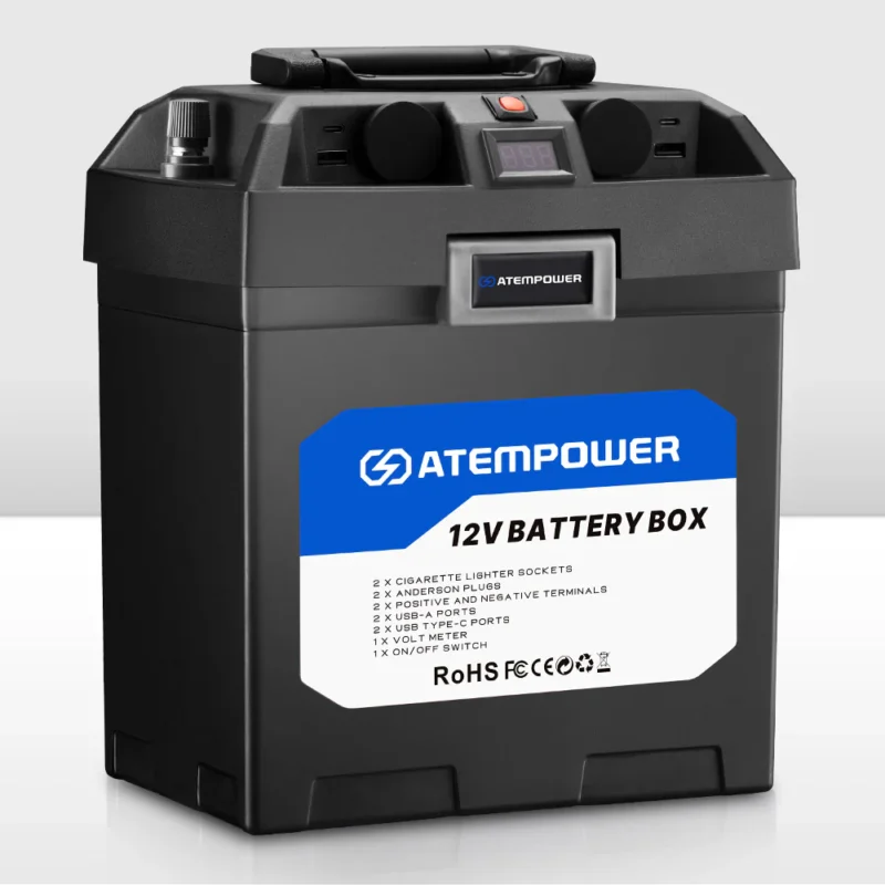 Caja Para Batería 20A Sin Inversor AP12BB-S | AtemPower