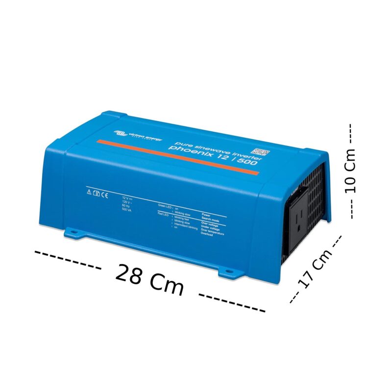 VICTRON INVERSOR PHOENIX 12V 500VA 230V 50HZ SCHUKO VE.DIRECT 9 800x800