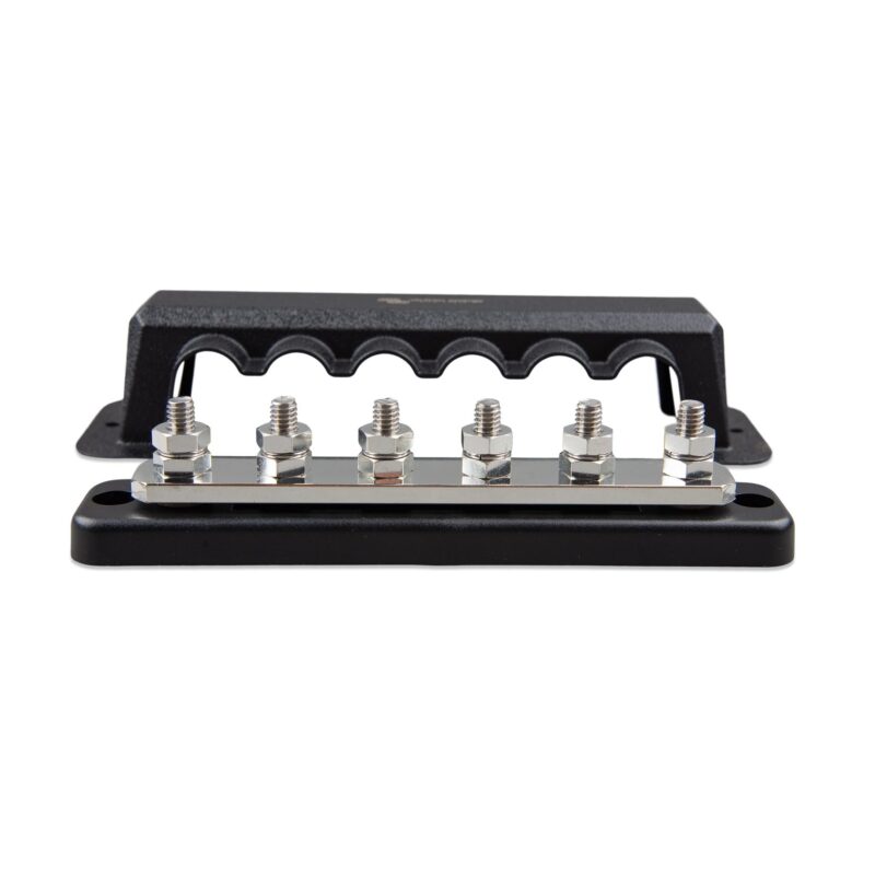 Alternative view of Busbar 250 a 6p con cover | Victron