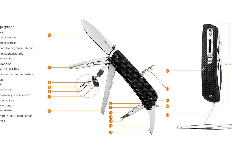 Alternative view of Cortapluma  LD42-B | Ruike