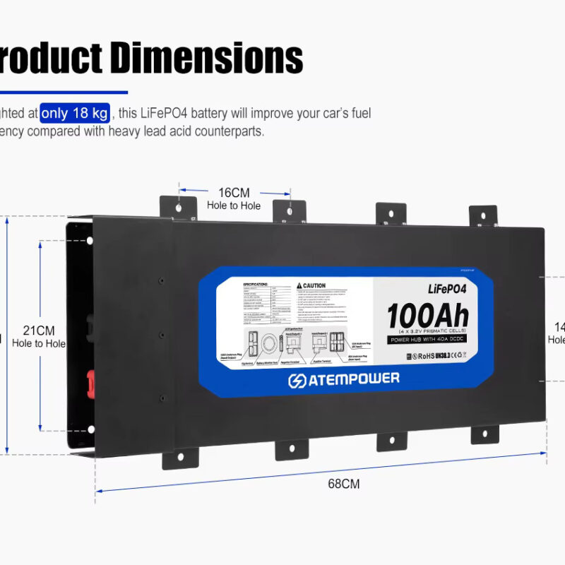 BATERIA DE LITIO PLANA 100AH CON DC DC 7 800x800