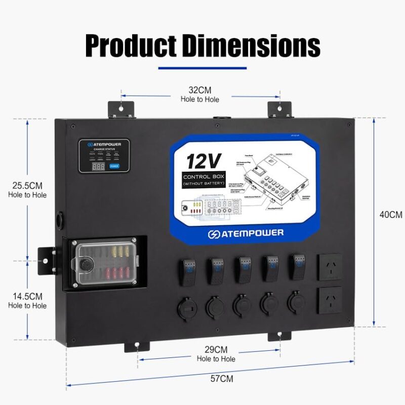 Caja Control 12V C Inversor 1500W Y CargadorDC DC 40A Atem Power 7 800x800