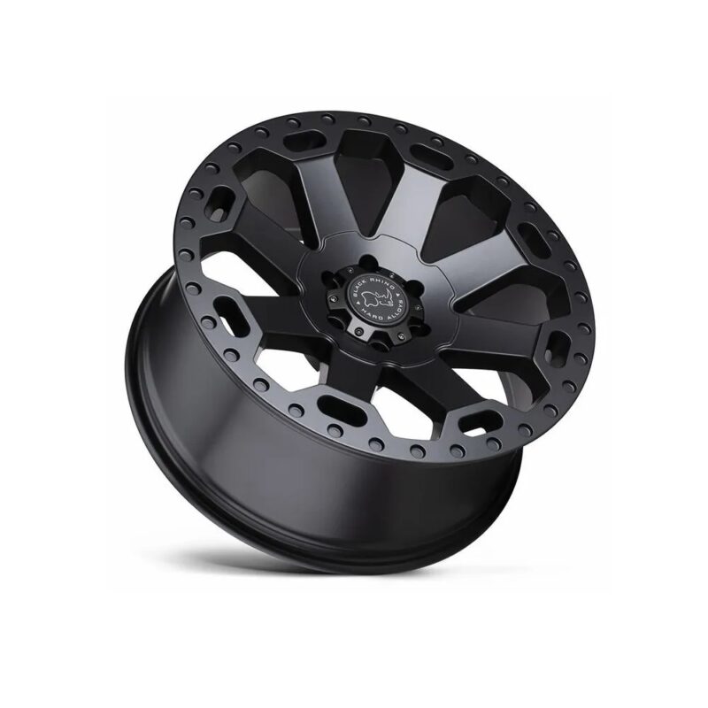 Alternative view of Llanta Warlord gun metal mate 17x9 aper 5x127 plata | Black Rhino