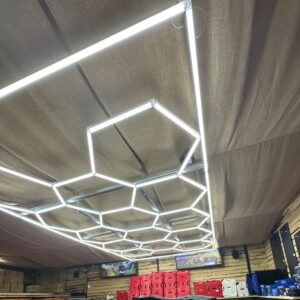 Alternative view of Luz led 14 hexagonos 4.8x2.4mt 6500k 672w 220v