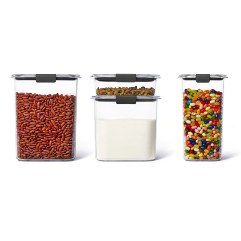 SET 4 CONTENEDORES BRILLIANCE RUBBERMAID 750ML 800x800