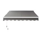 Toldo terraza brazo retractil 3x2.5mts gris