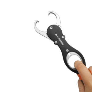 Alternative view of Fish grip 11.4" aluminum w/scale blue | Lureholic