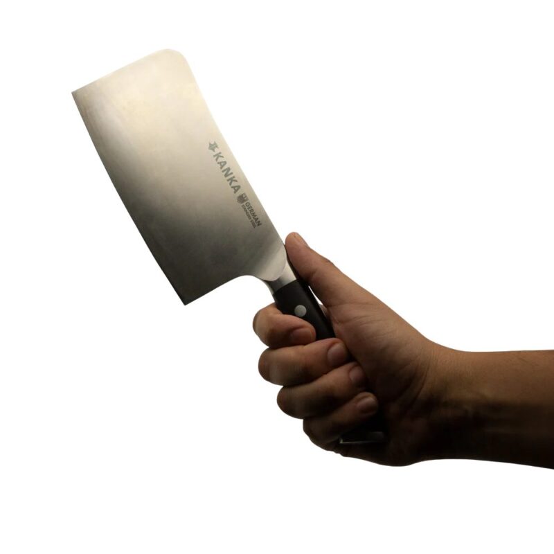 Alternative view of Cuchillo profesional de acero Aleman tipo hacha | Kanka