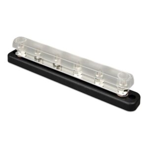 Alternative view of Busbar 150 a 6p con cover | Victron