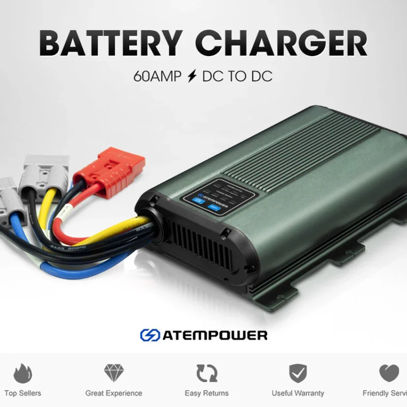 Alternative view of Cargador isolador controlador solar DC DC MPPT60a | AtemPower