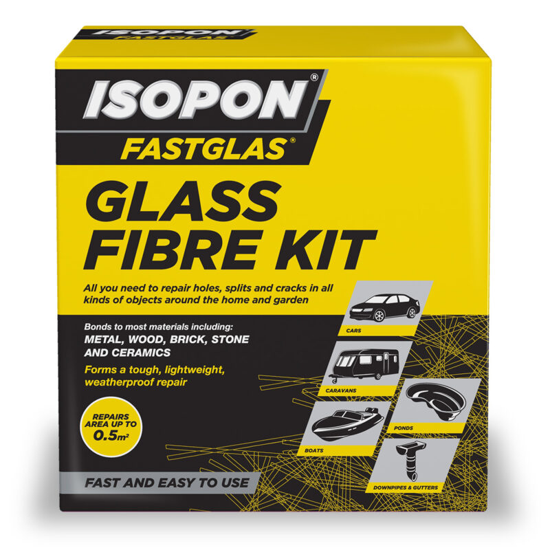 Kit fibra de vidrio 0.50m2 GL/LA/D | Isopon