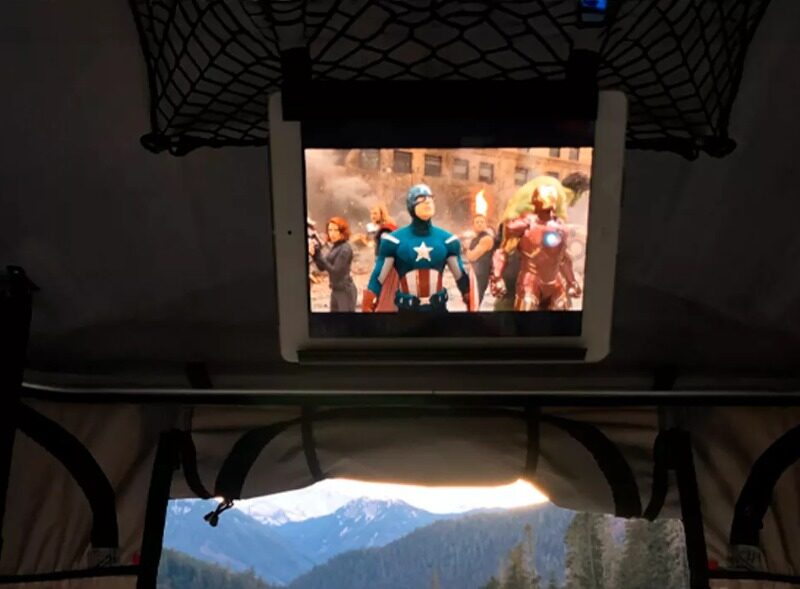 Alternative view of Soporte universal tablet para carpas | James Baroud