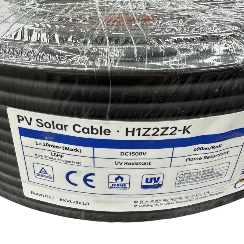 Alternative view of Rollo 100mt cable solar negro 10mm2