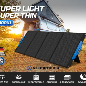 Alternative view of Panel solar plegable mono portatil 300w | Atempower