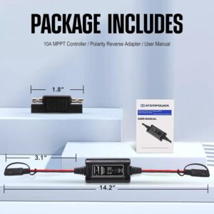 Alternative view of Controlador de carga solar  MPPT 10a | Atempower