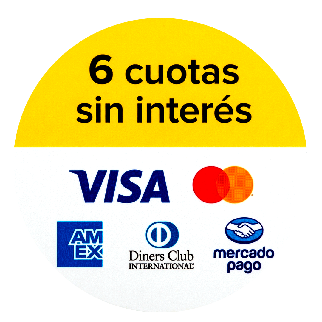 6 cuotas sin interés